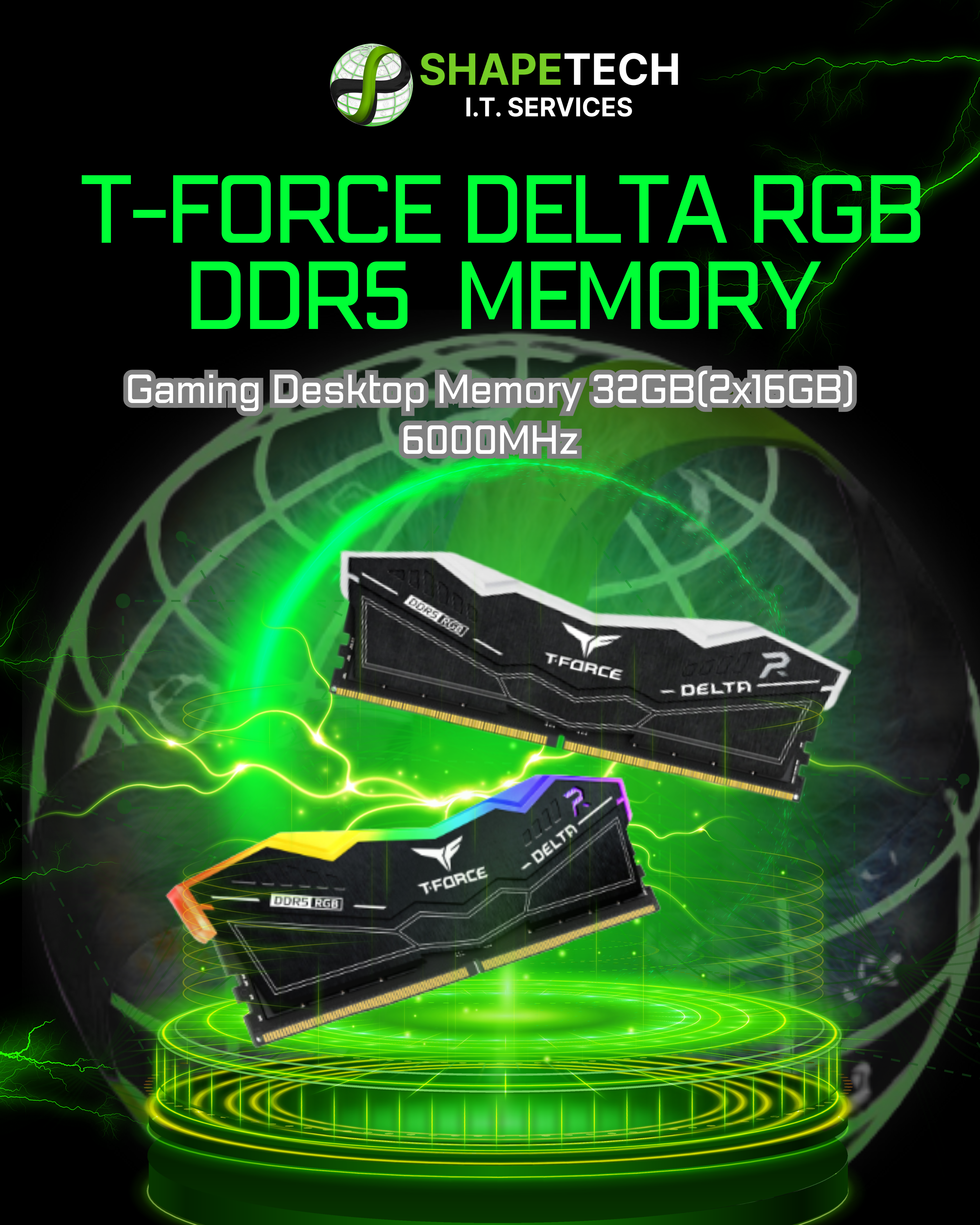 T-FORCE DELTA RGB DDR5 MEMORY