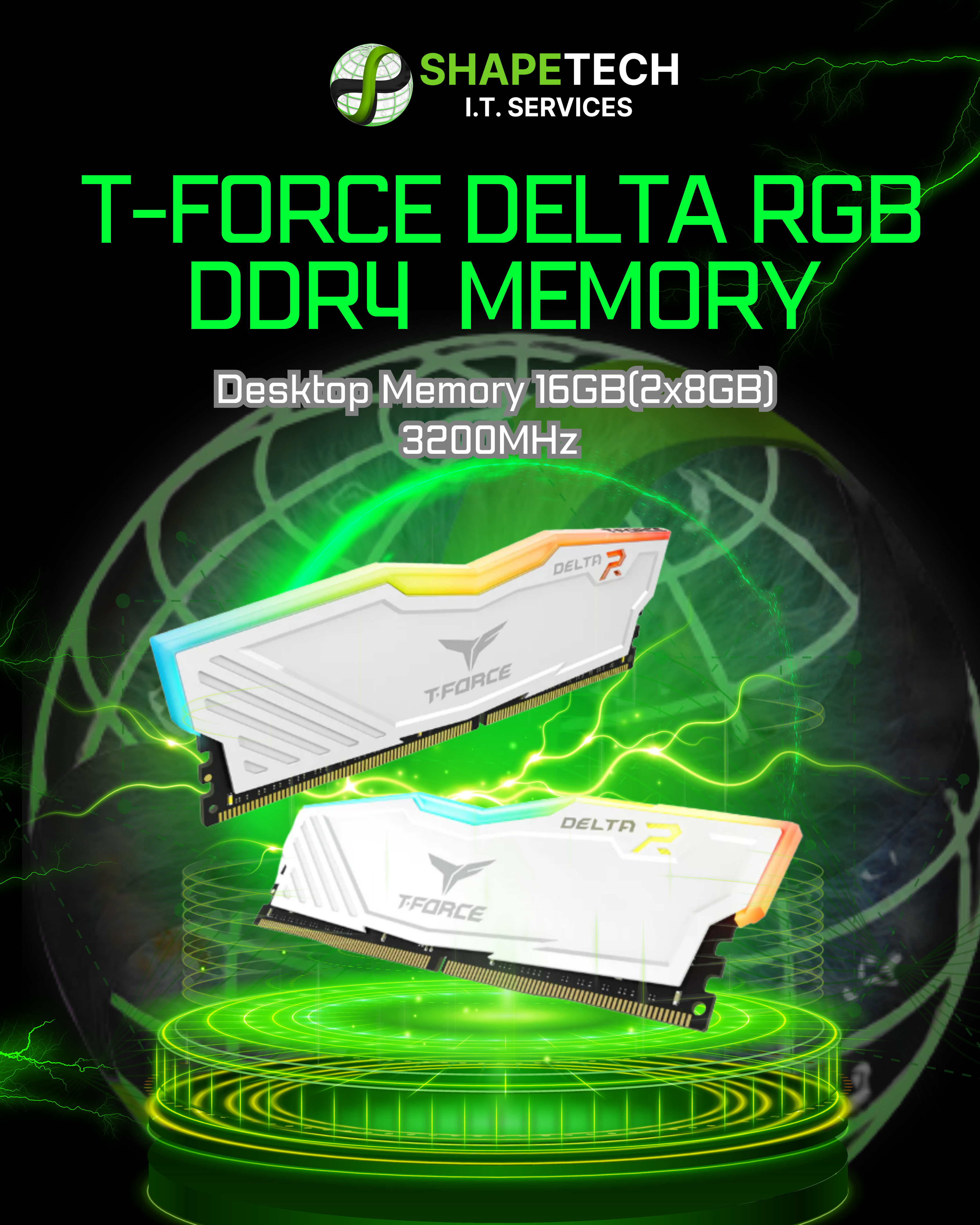T-Force DELTA RGB DDR4 Memory