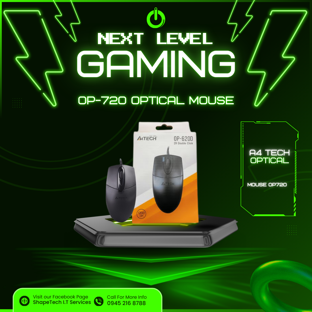 A4TECH OP-720 USB OPTICAL MOUSE