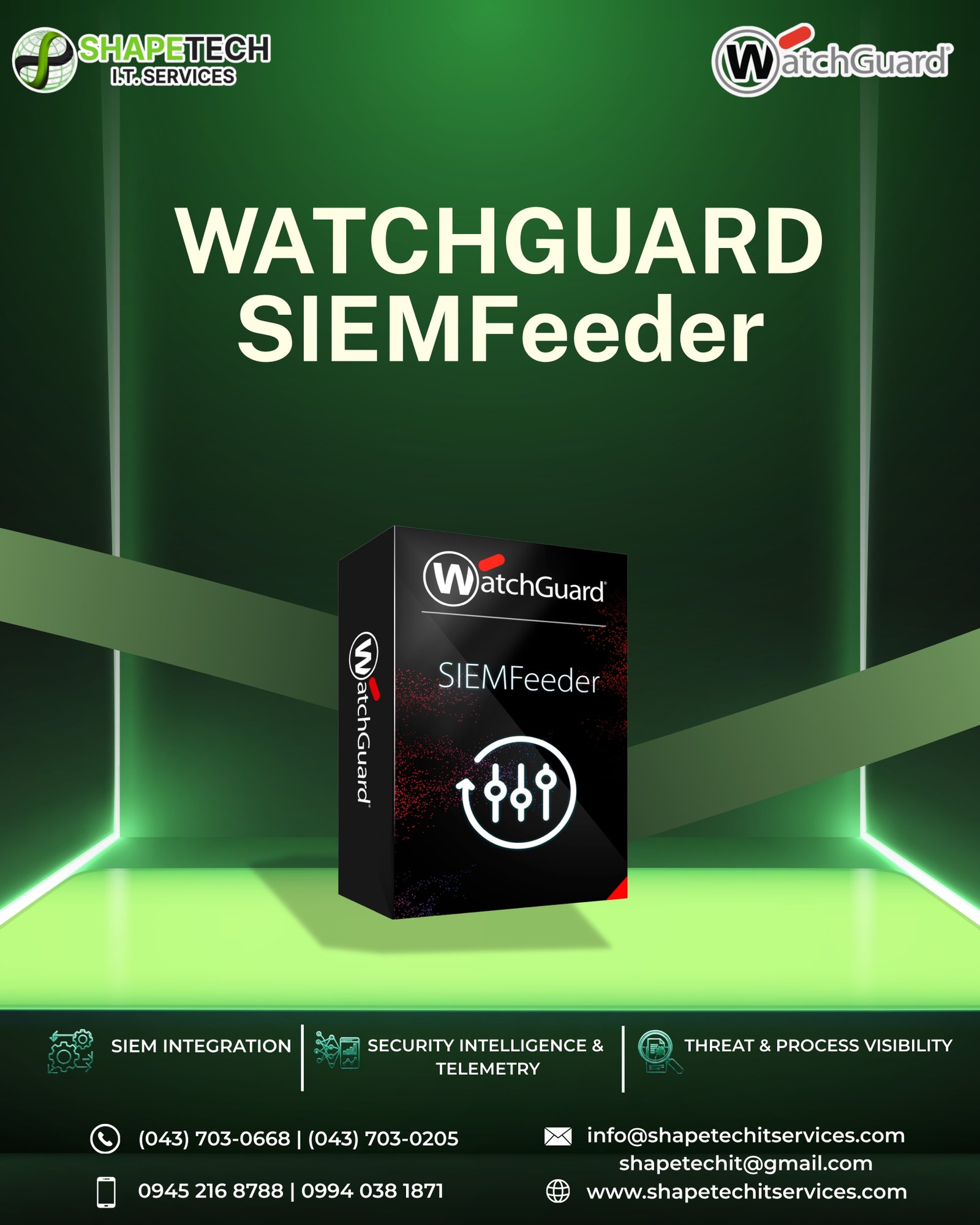 WATCHGUARD SIEMFeeder