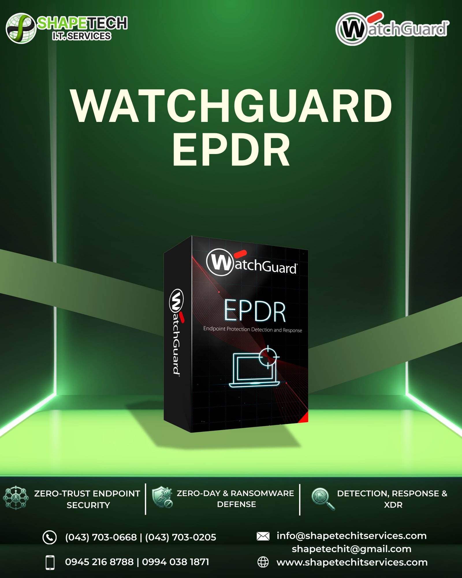 WATCHGUARD Endpoint Protection and Detection and Response (EPDR)